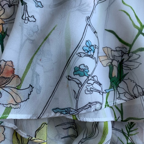 Reiss Juno Floral Printed Mini Dress Size 0 - Picture 11 of 13